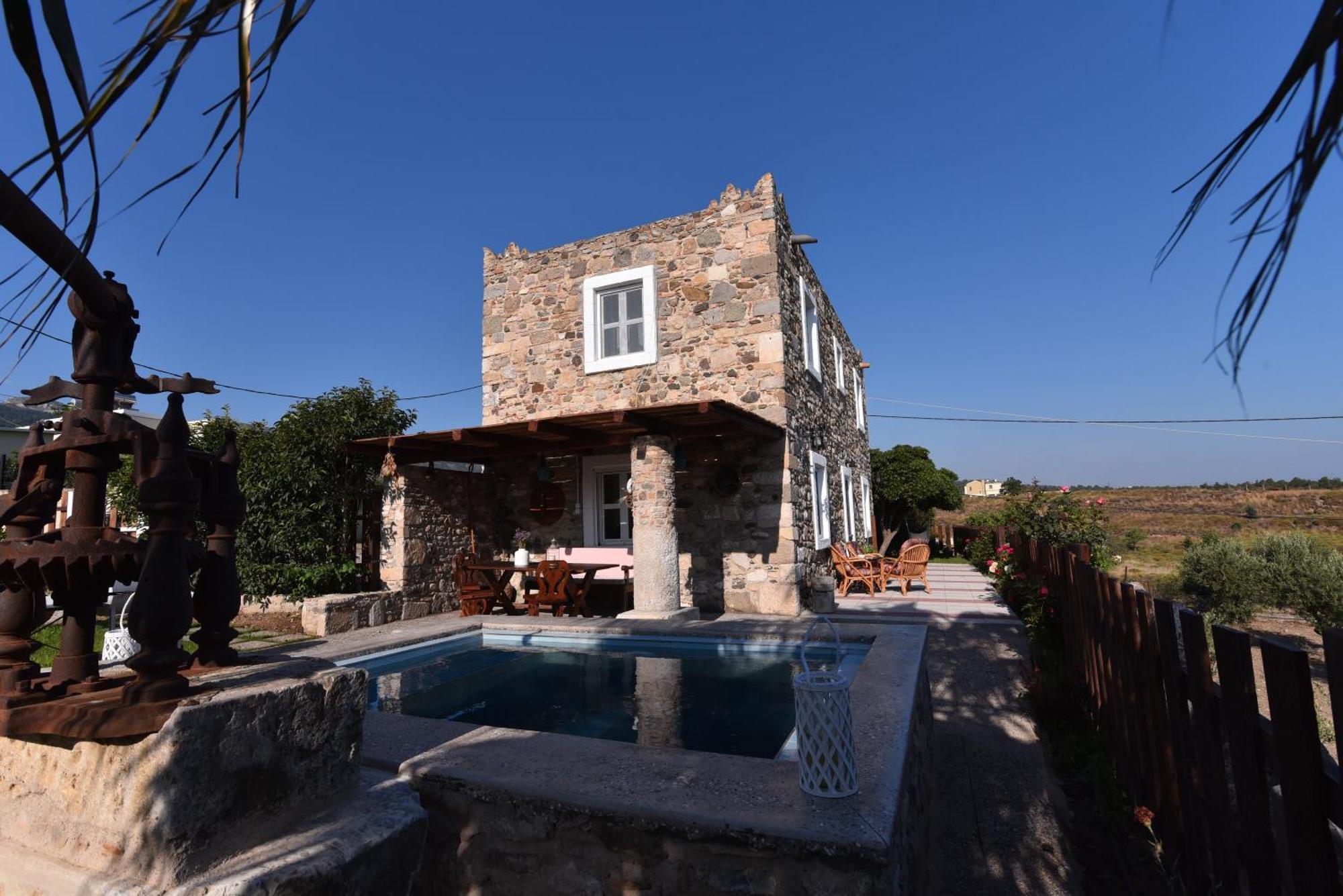 Traditional Kos Villa With Swimming Pool, Lawn Yard And Bbq المظهر الخارجي الصورة