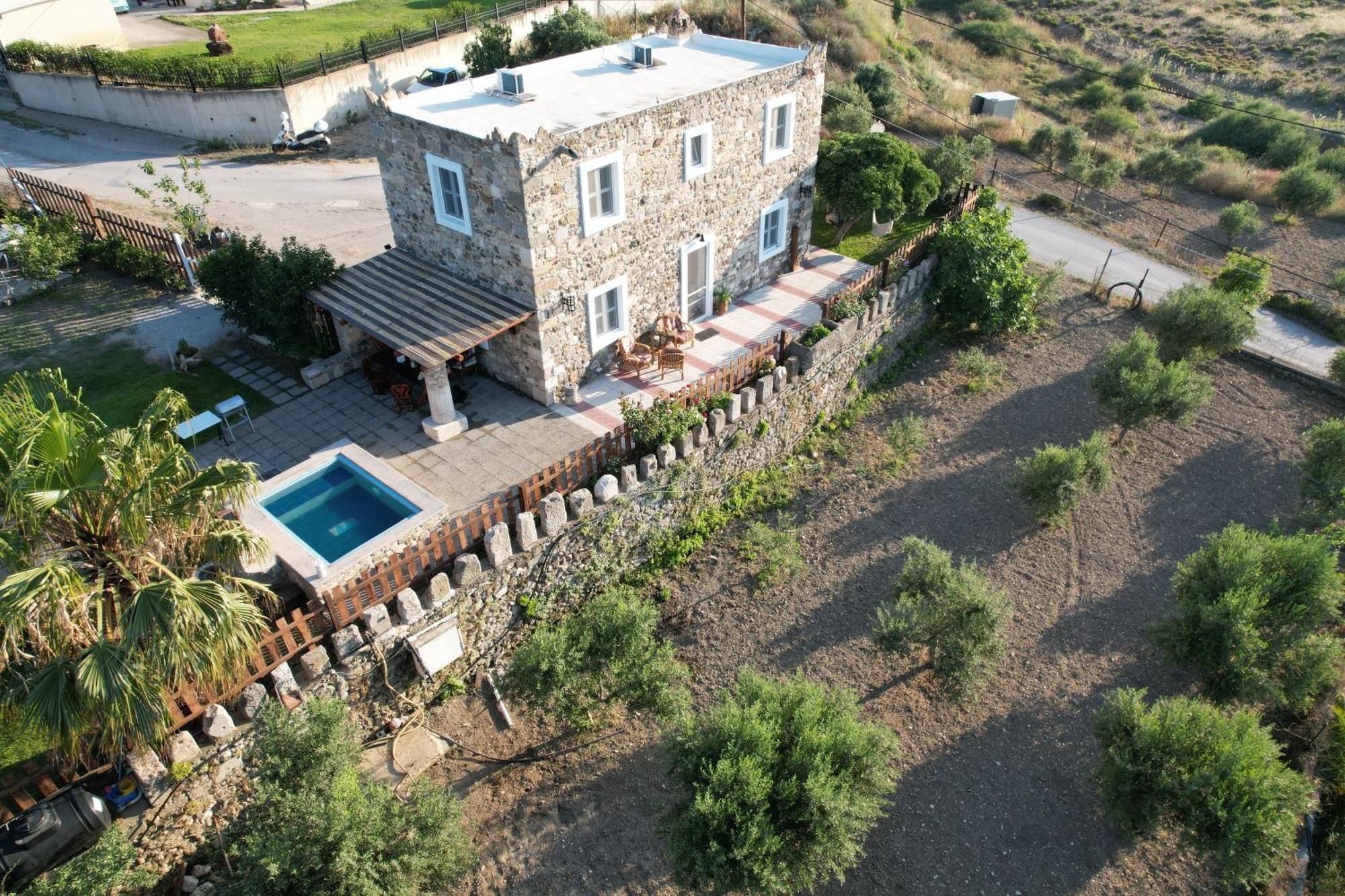 Traditional Kos Villa With Swimming Pool, Lawn Yard And Bbq المظهر الخارجي الصورة